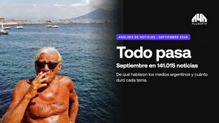 Todo pasa: de qué se habló en septiembre y cuánto duró cada noticia