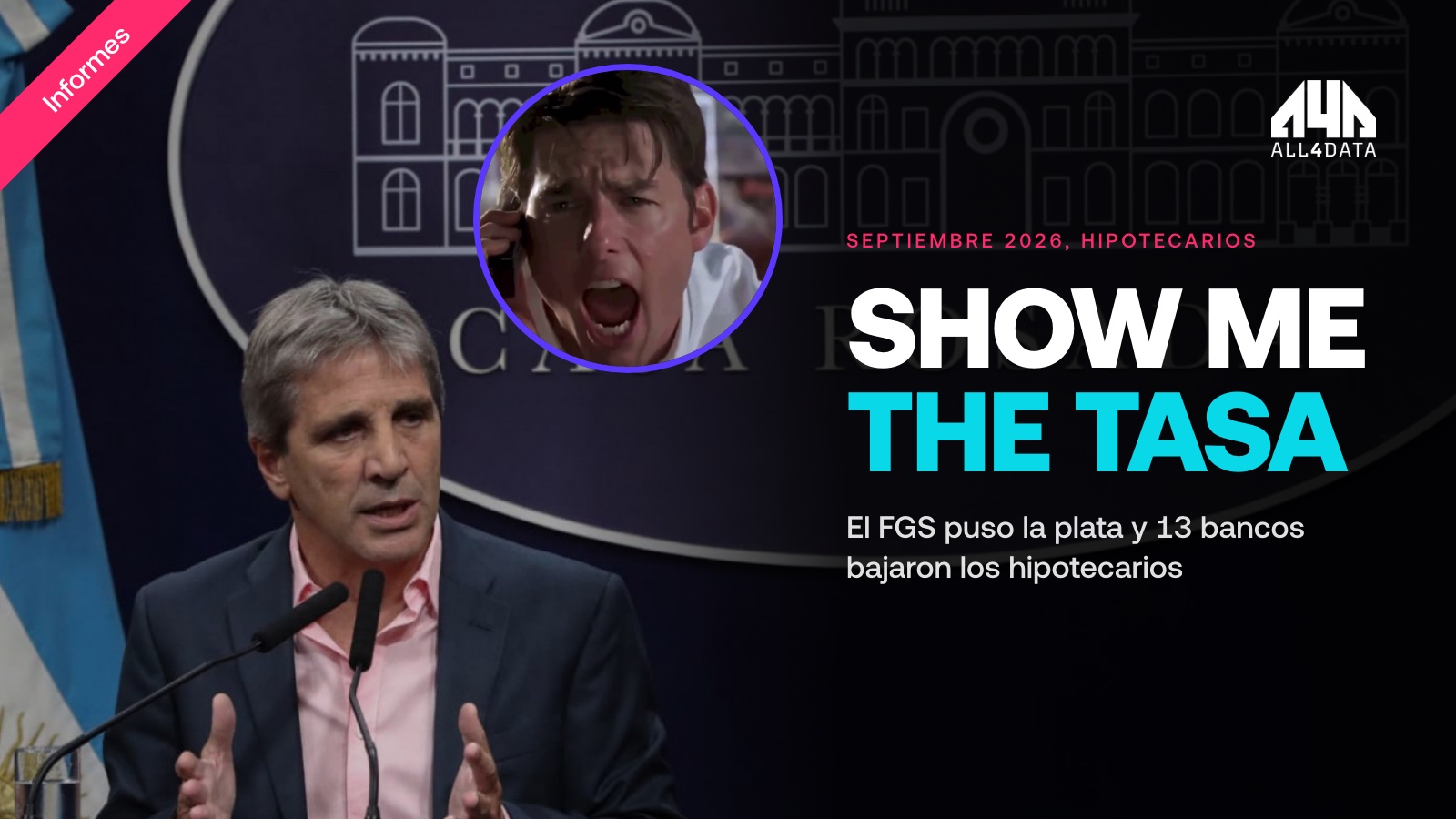 Show me the tasa: el FGS puso la plata y 13 bancos bajaron los hipotecarios